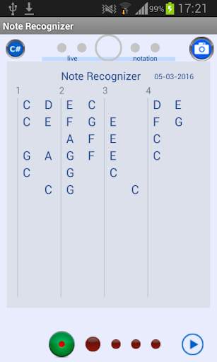 Note Recognizer screenshot 7