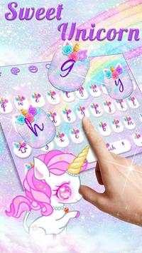 Sweet Unicorn Keyboard screenshot 2