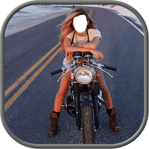ikon Girls Bike Cycle Photo Montage