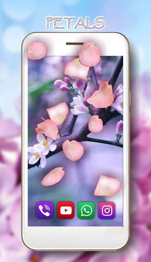Sakura Red Live Wallpaper screenshot 3