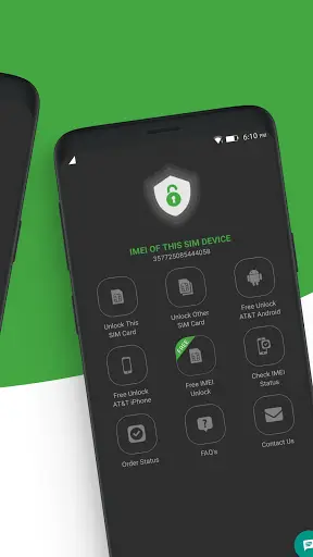 Free IMEI-SIM Unlock Code-AT&T Android and i Phone 2 تصوير الشاشة