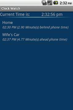 Clock Watch screenshot 1