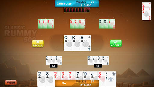 Rummy 500 Classic screenshot 1