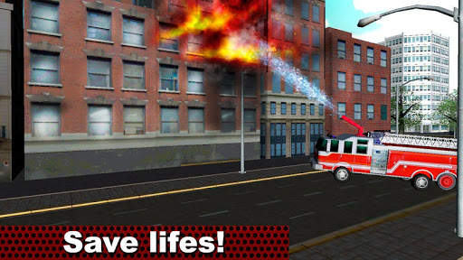 Fire Truck Emergency Driver 3D screenshot 3