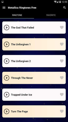 Metallica Ringtones free screenshot 2