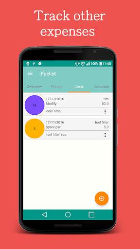 Fuel log & Cost Tracking app screenshot 6