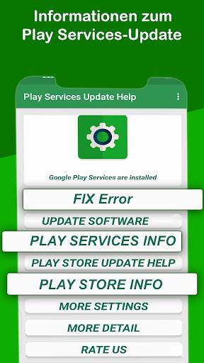 Play Services Update Services screenshot 1