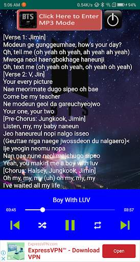 BTS Song offline screenshot 2