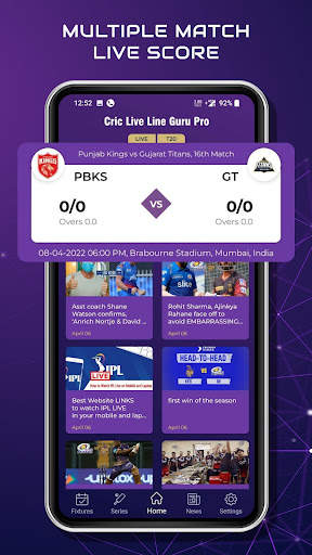 Cric Live Line Guru Pro screenshot 1