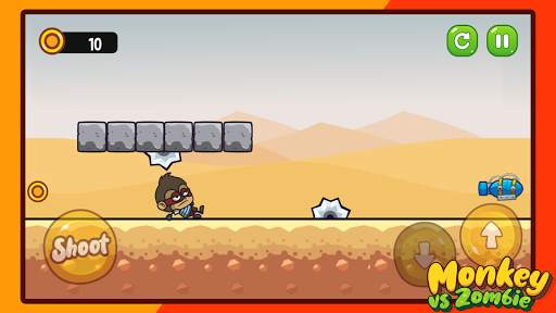 Monkey Vs Zombie 🐵⚔️👽 screenshot 4