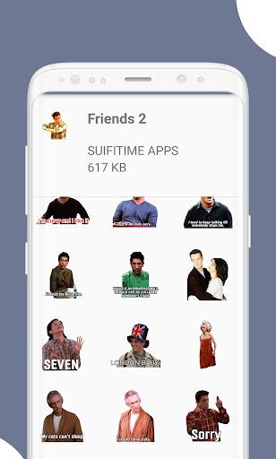 Stickers Friends - WAStickerApps screenshot 3