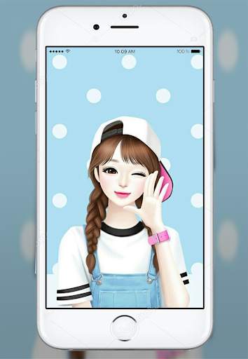 Cute Laurra Girl Wallpaper screenshot 3