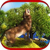 Wild Wolf 3D Animal Fights icon