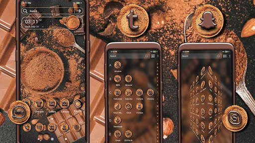Chocolate Launcher Theme screenshot 2
