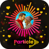 Particle Video Status Maker - Wave Music Effect أيقونة