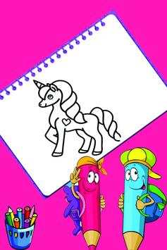 Coloring Unicorn Sandbox Color by Page Book screenshot 12