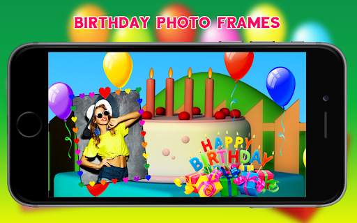 Birthday Photo Frames 5 تصوير الشاشة