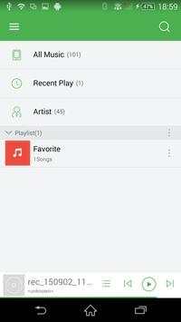 Music Player HD for Android screenshot 1