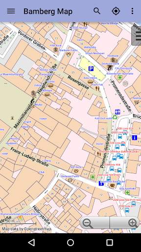 Bamberg Offline City Map screenshot 8