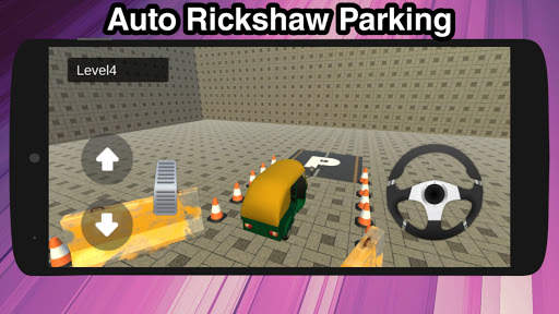 Auto Rickshaw Parking : Free Parking Game screenshot 1