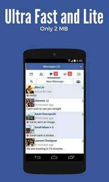 F - Lite Messenger - Fast Messenger screenshot 3