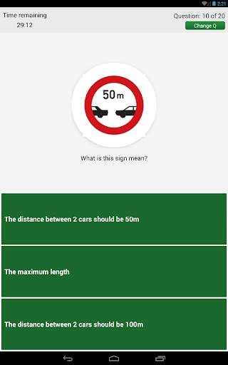 Saudi Driving License Test - D screenshot 16