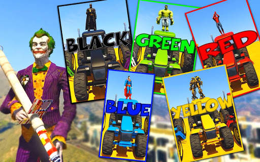 Super heroes Tractor Simulator Stunts screenshot 4