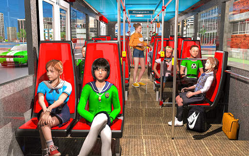 City School Bus Driving Simulator :Coach Bus Games screenshot 2