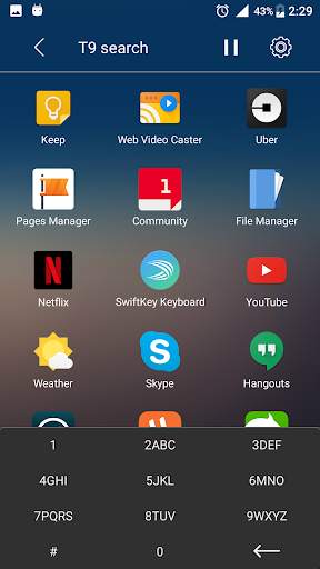T9 Launcher : 9 keys app, contact search screenshot 1