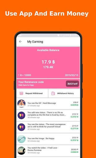 VidClips - Get Paid By Watching & Uploading Status screenshot 4