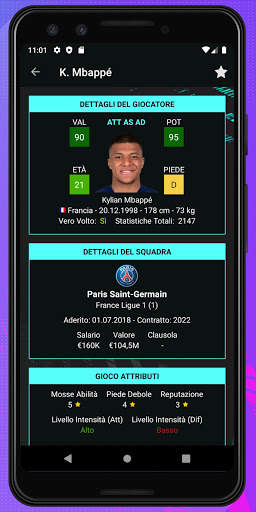 Potenzialità Giocatori 21 screenshot 3