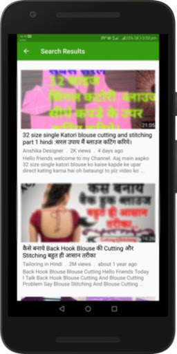 Hindi Blouse Cutting and Stitching Video Tutorials screenshot 6
