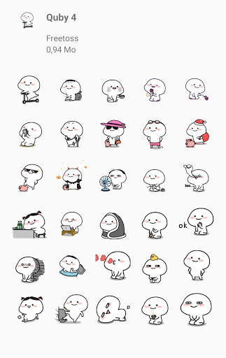 Quby Stickers for WhatsApp 2021 screenshot 6