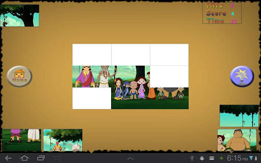 Bheem puzzle Game - Bali Movie screenshot 2