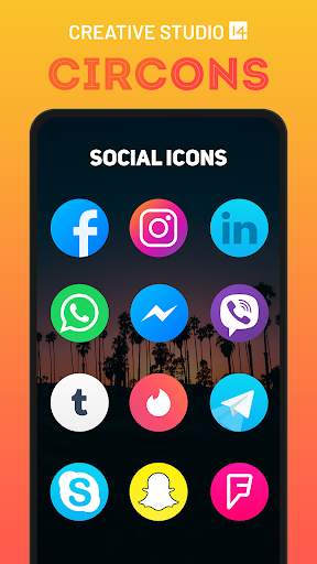 Circons Icon Pack - Colorful Circle Icons screenshot 2