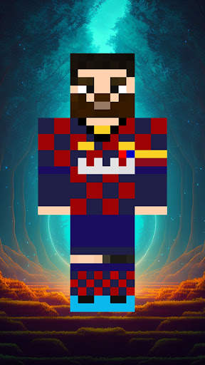 Messi Skin for Minecraft screenshot 2