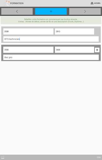 CV Word gratuit by 1cv1-mobile screenshot 4
