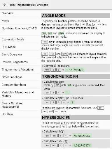HiPER Scientific Calculator screenshot 16