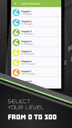 300 Squats workout Be Stronger screenshot 2