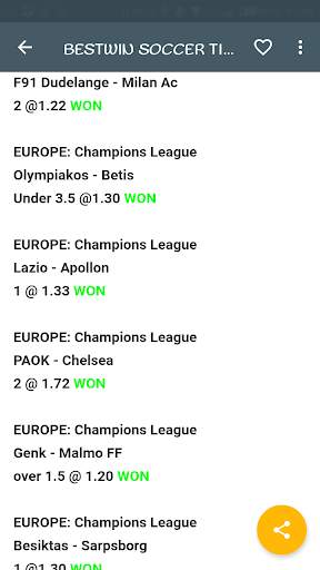 BESTWIN SOCCER TIPS screenshot 3