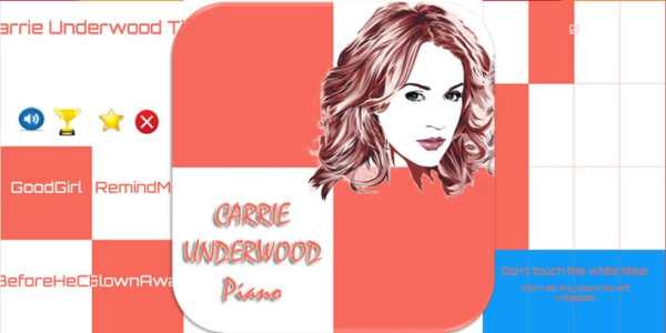 Carrie Underwood Piano Tiles screenshot 1