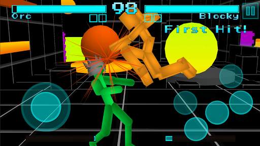 Stickman Fighting Neon Warrior screenshot 3