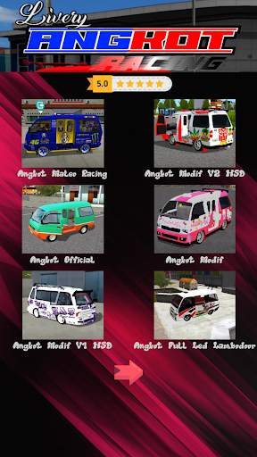 Livery Angkot Racing screenshot 2