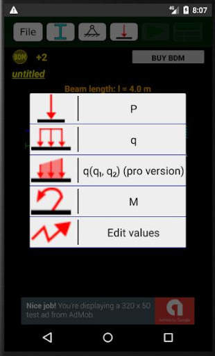 Bending Moment Diagram скриншот 5