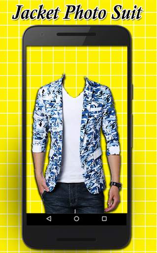 Jacket Men Photo Suit screenshot 3