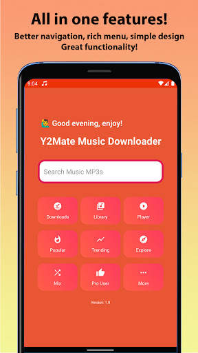Y2Mate - MP3 Music Downloader screenshot 1