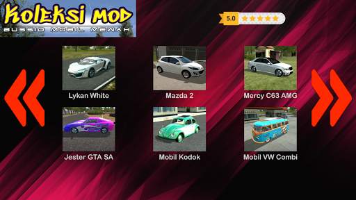 Koleksi Mod Bussid Mobil Mewah screenshot 4