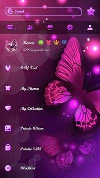 (FREE) GO SMS BUTTERFLY THEME screenshot 5