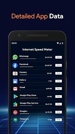 Internet Speed Meter-Speed Test 4 تصوير الشاشة