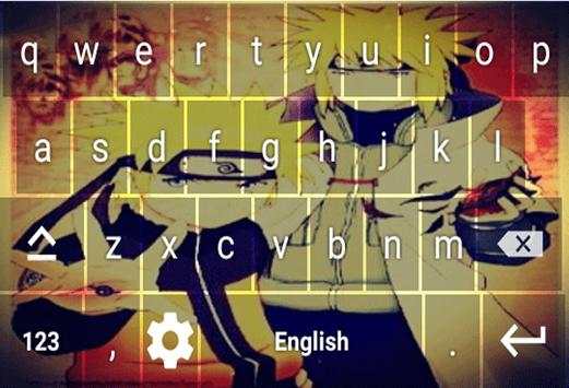 Keyboard Naruto screenshot 2